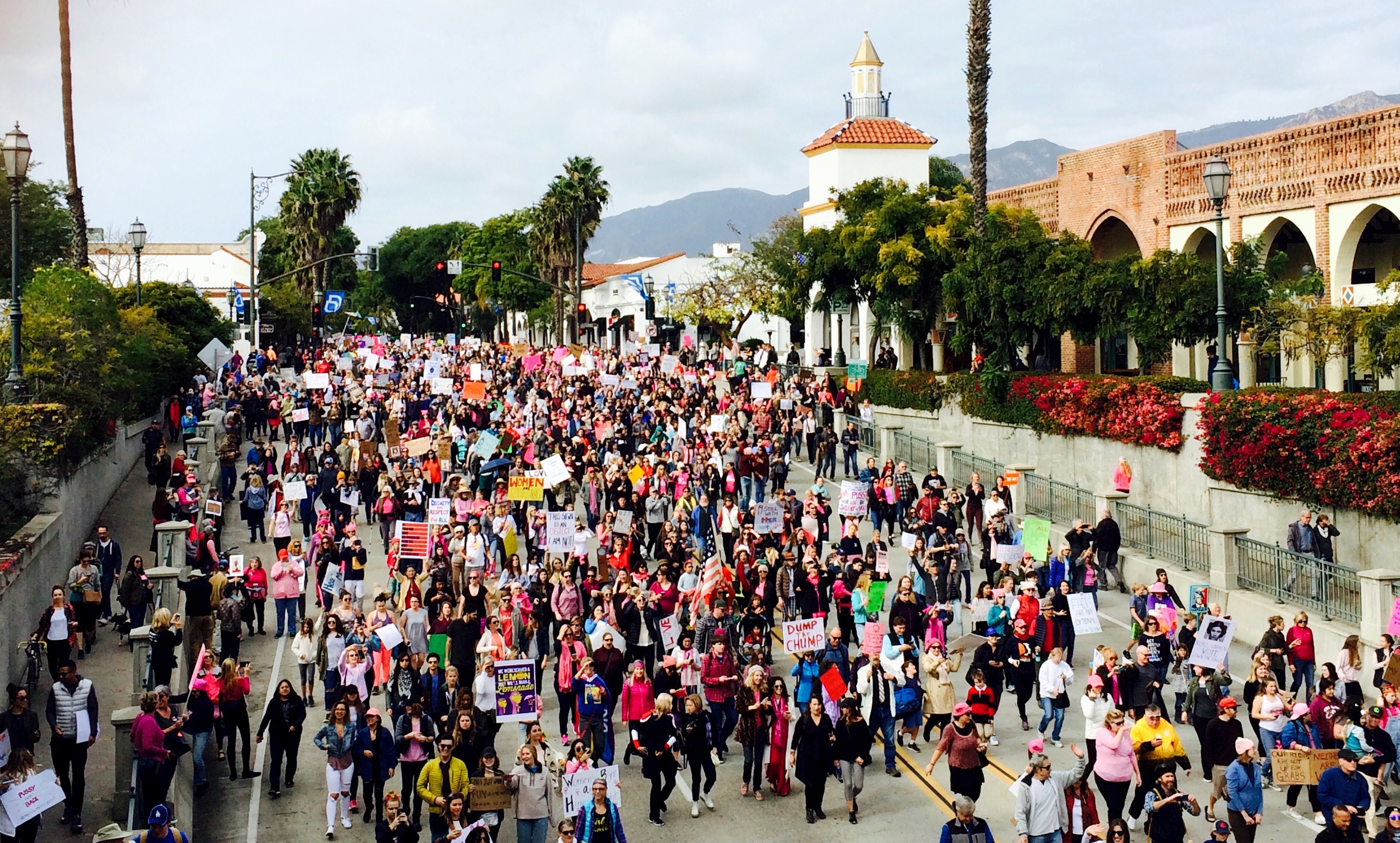 Santa Barbara’s Massive Women’s March The Santa Barbara Independent