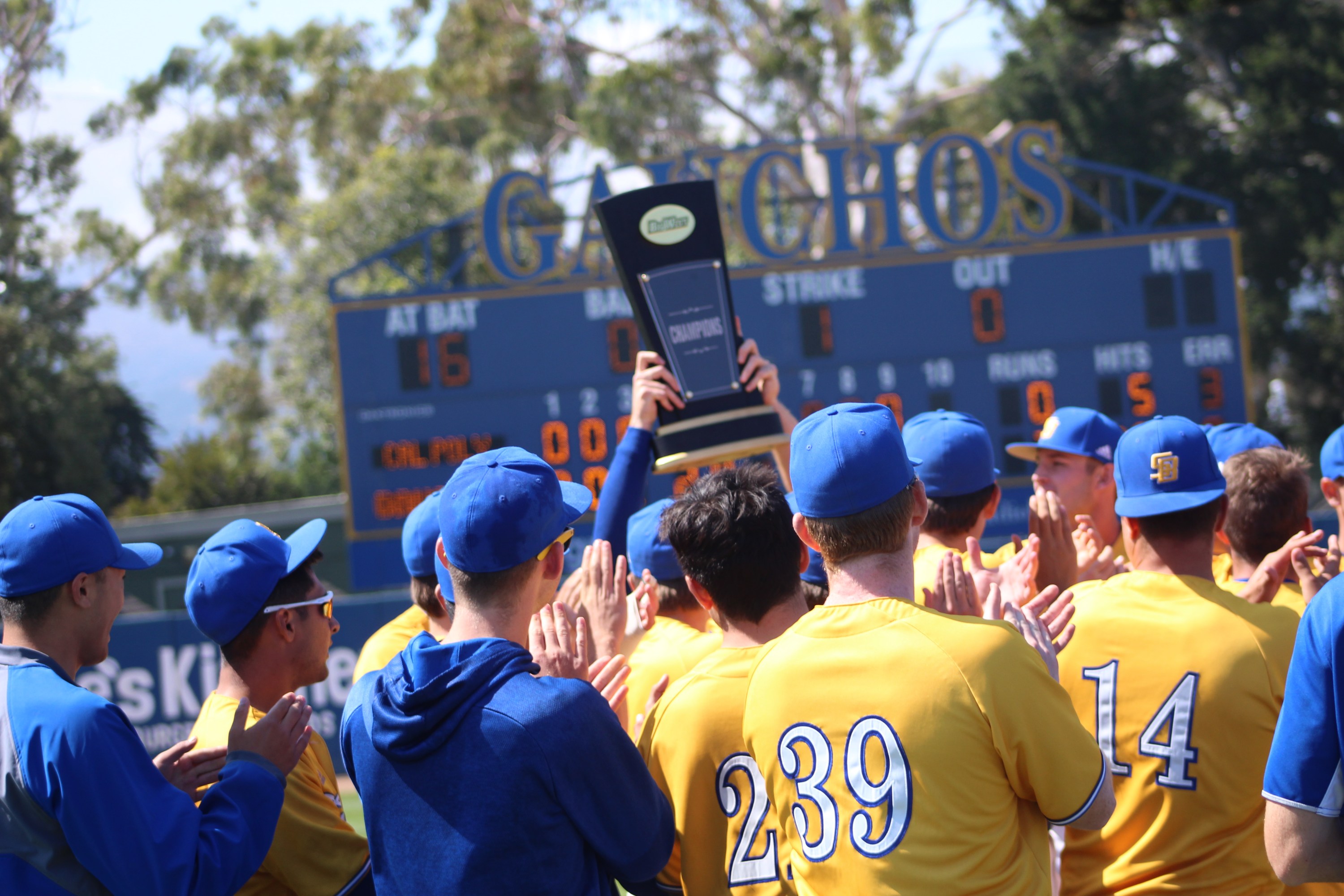 UCSB Baseball Claims Big West Championship with Victory Over Cal Poly