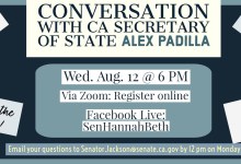 Conversation with CA Secretary of State Alex Padilla