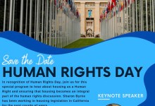 Online: UN Human Rights Day: Why Housing Costs Too Much