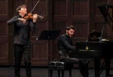 Joshua Bell and Peter Dugan in Santa Barbara