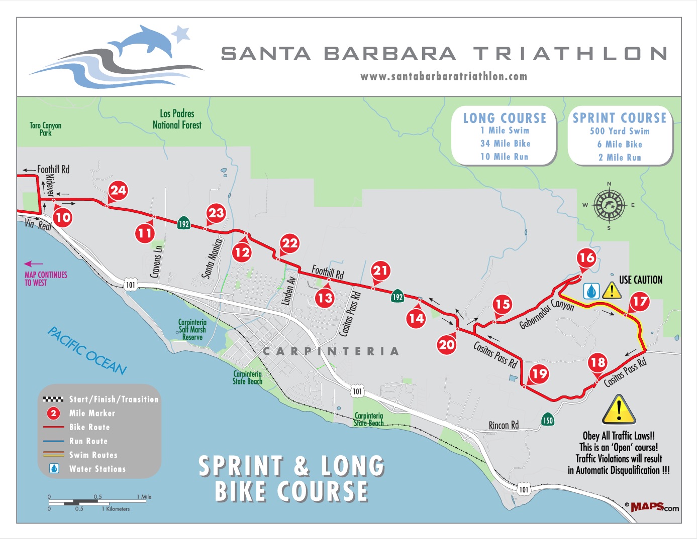 Santa Barbara Triathlon Takes to City, County, State Roads The Santa