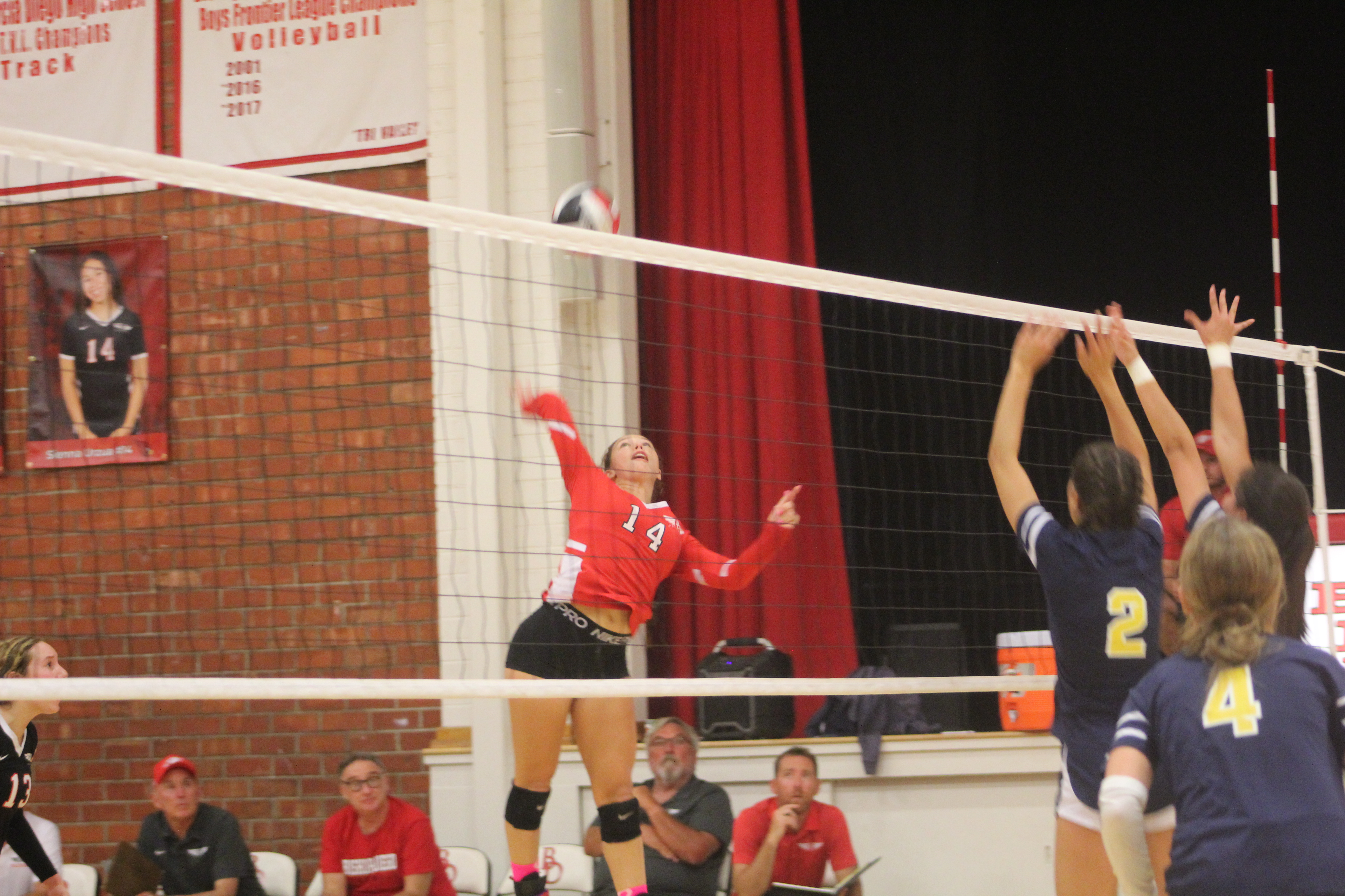 Watch Saints Volleyball spike the competition - TONIGHT at 4 & 5pm