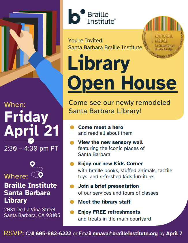 Braille Institute Library Open House - The Santa Barbara Independent