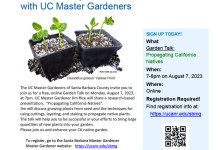 Monthly Garden Talk*Propagating California Natives