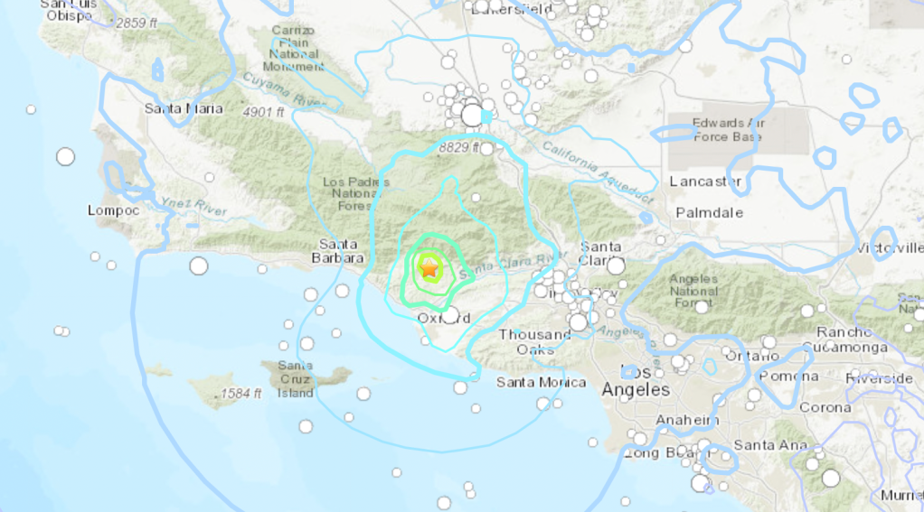 Ventura County Shaken Violently by Earthquake - The Santa Barbara ...