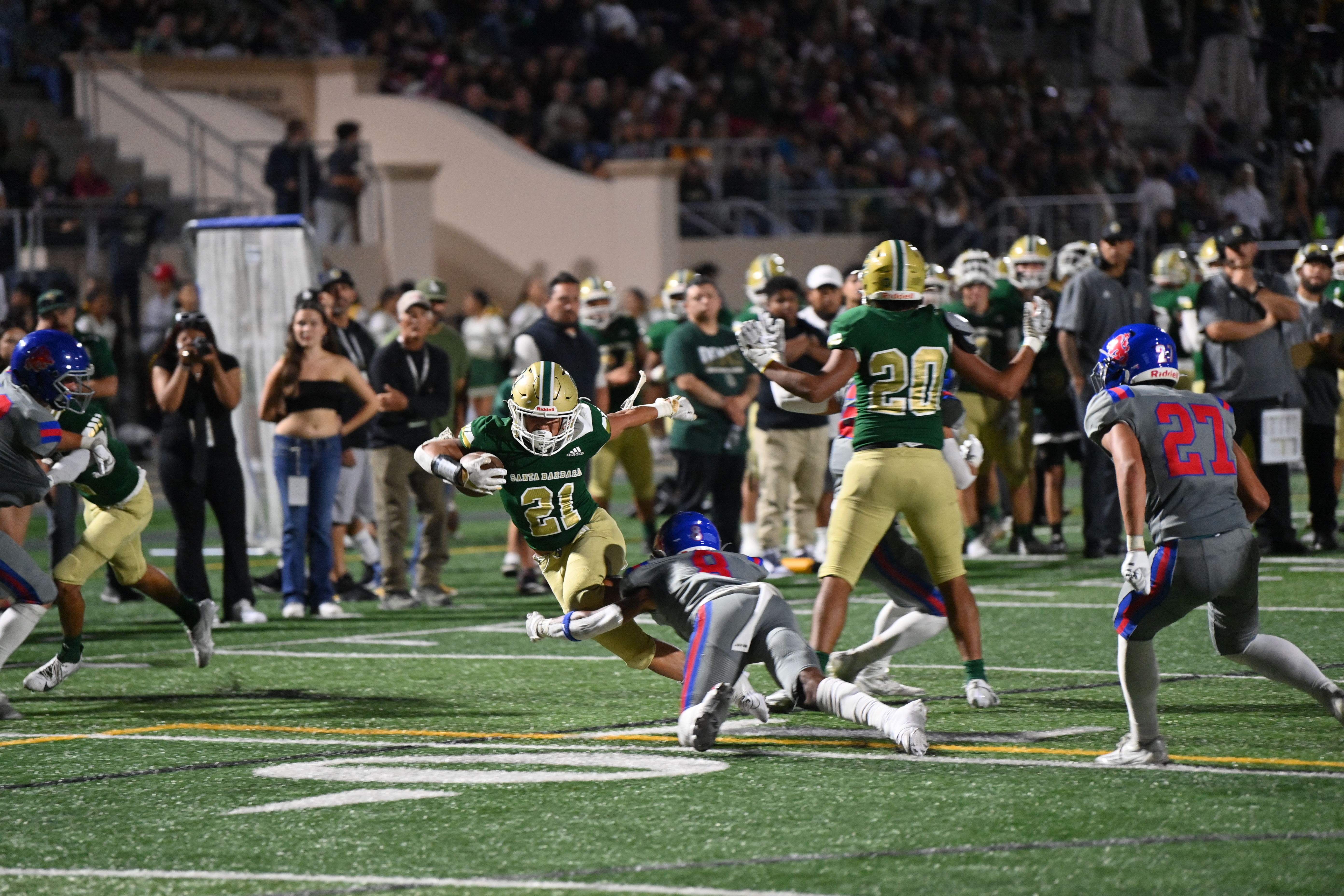 High school football games in Santa Barbara area are still on