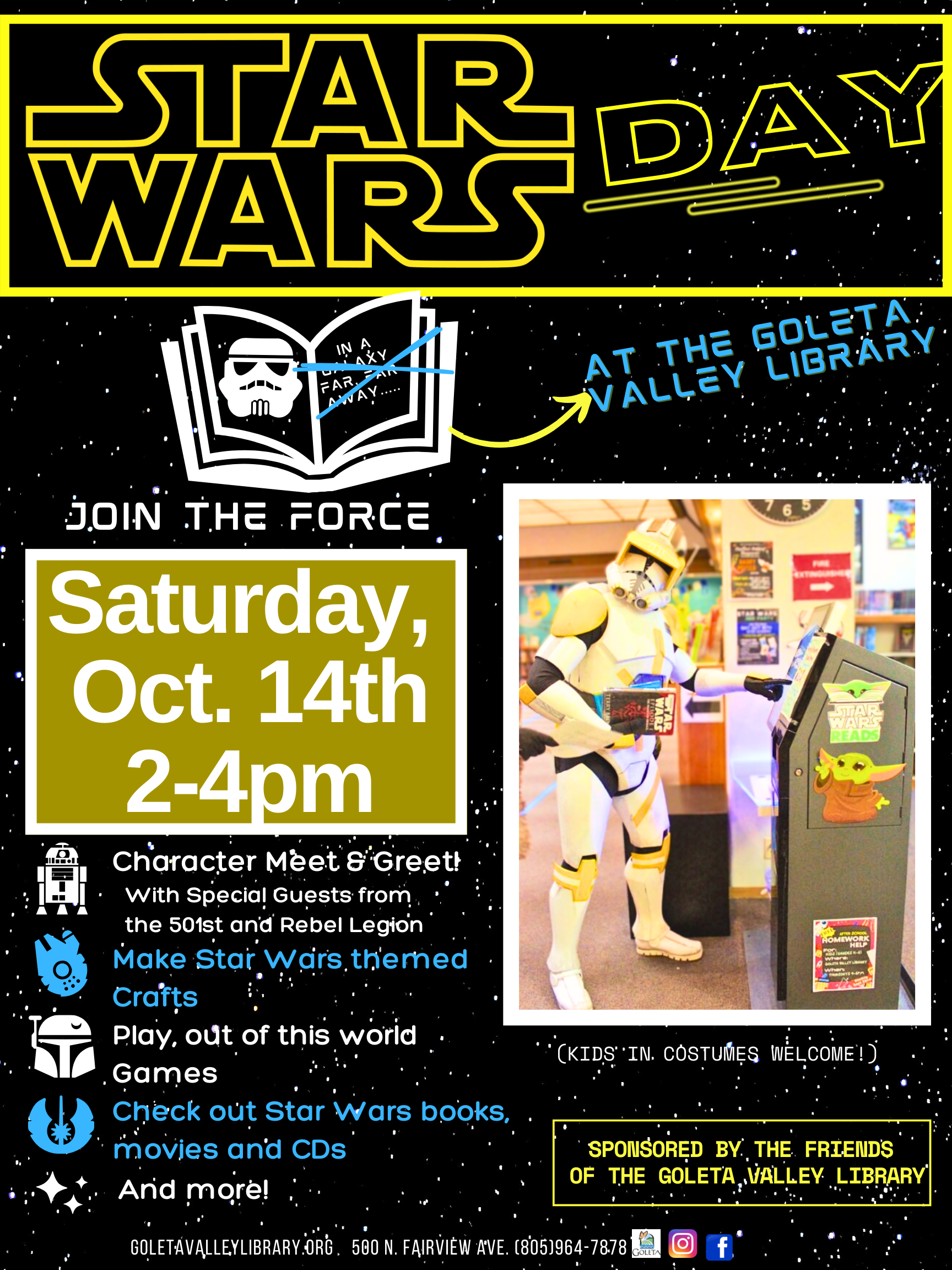 Star Wars Day Returns at the Goleta Valley Library - The Santa