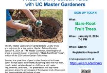 FREE, Virtual Monthly Garden Talk – “Bareroot Fruit Trees”