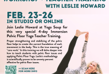 Pelvic Floor Yoga Workshop & Teacher Training