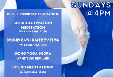 Sunday Sound Series at Yoga Soup