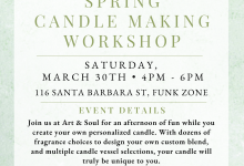 Candle Making Workshop at Art & Soul