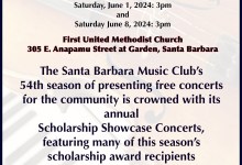 S.B. Music Club Scholarship Showcase Concert