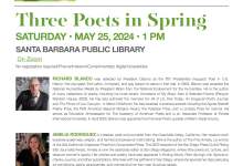 Mission Poetry VIRTUAL Series: Three Poets In Spring