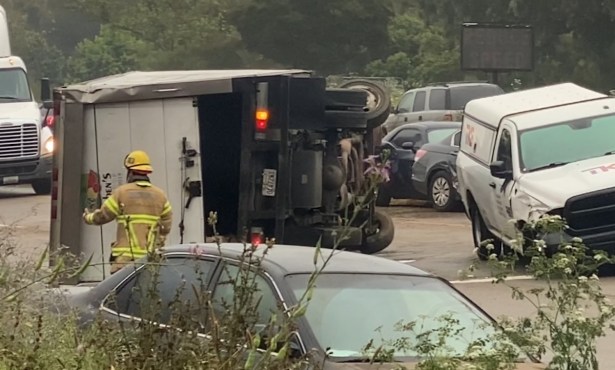 Seven-Vehicle Crash in Montecito Brings Highway 101 to a Halt