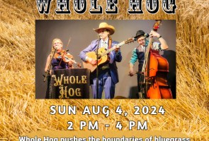 Stow House First Sunday Concert with Whole Hog