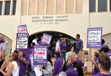 Santa Barbara County Workers Flood Supervisors Meeting to Demand Living Wage