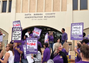 Santa Barbara County Workers Flood Supervisors Meeting to Demand Living Wage