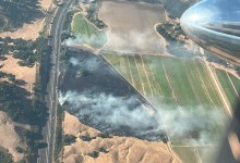 Vegetation Fires Burn 25 Acres Along Highway 101