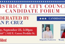 S.B. Independent District 1 City Council Forum / los candidatos al Concejo Municipal de Eastside