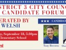 S.B. Independent District 3 City Council Forum / los candidatos al Concejo Municipal de Westside