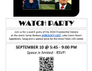 Debate Watch Party –  Arnoldi’s Cafe