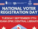 Tuesday Is In-Person Voter Registration Day at Santa Barbara Central Public Library