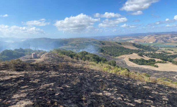 Update: Firefighters Stop Forward Progress of Vegetation Fire on Santa Rosa Road Outside Lompoc