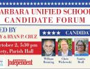 S.B. Unified School Board Candidate Forum