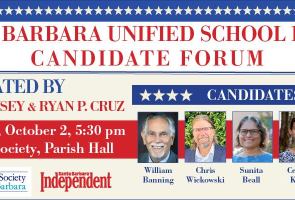 S.B. Unified School Board Candidate Forum