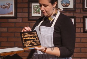 Flying Goat Cellars Features Blockprint Exhibit