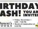 Chaucer’s Books 50th Birthday Bash