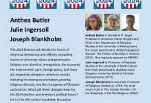 Zoom Webinar: “Election 2024 and Religion”