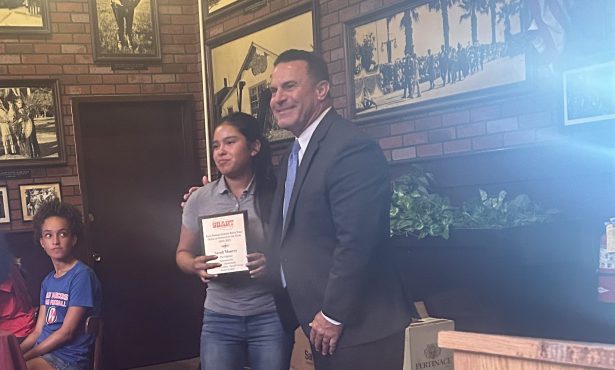 SBART Press Luncheon: Sarah Monroy Honored as Scholar Athlete of the Year For Providence School