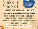 Mosaic Makers Market – Small Business Saturday