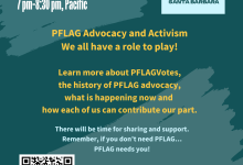 Virtual Meeting: PFLAG Santa Barbara October Meeting