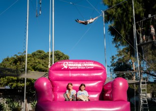 American Cancer Society and Santa Barbara Trapeze Company Partner to Raise Awareness During Breast Cancer Awareness Month