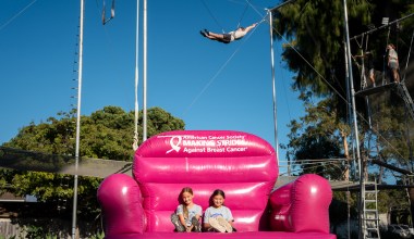 American Cancer Society and Santa Barbara Trapeze Company Partner to Raise Awareness During Breast Cancer Awareness Month