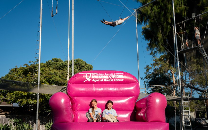 American Cancer Society and Santa Barbara Trapeze Company Partner to Raise Awareness During Breast Cancer Awareness Month