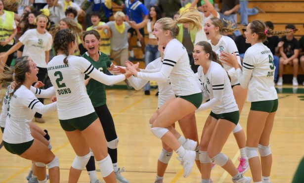 Santa Barbara Girls’ Volleyball Pulls Off Upset of First-Place San Marcos in Five-Set Thriller