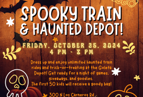 Spooky Train & Haunted Depot at the Goleta Depot