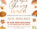 SYV Community Outreach Ribbon Cutting and Thanksgiving Lunch