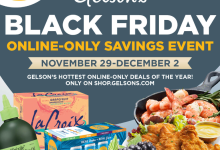 Shop Gelson’s Online-Only 4-day Black Friday Sale