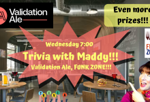 Pub Quiz with Maddy at Validation Ale!!!