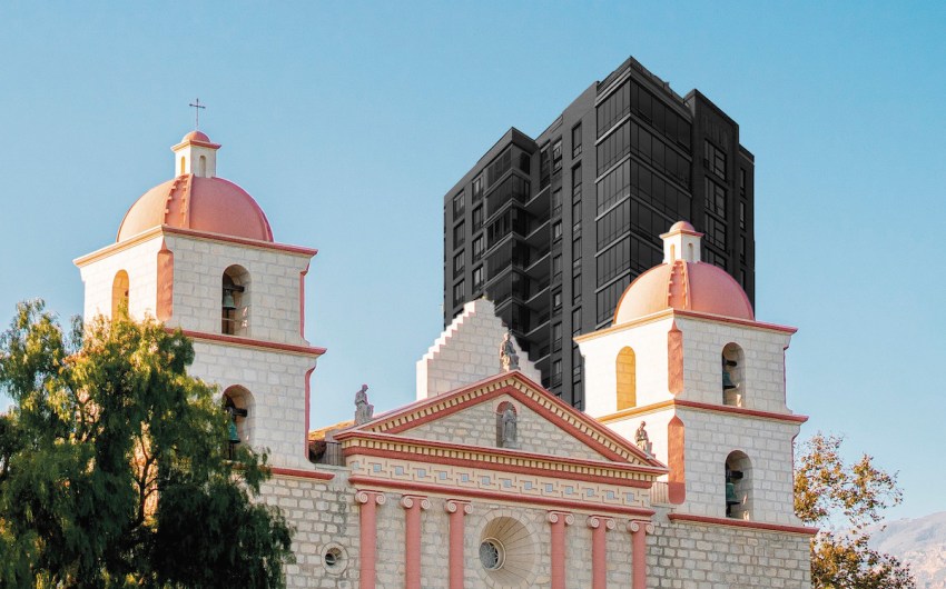 Mission: Implausible? Eight-Story Housing Project Proposed Behind Santa Barbara Mission