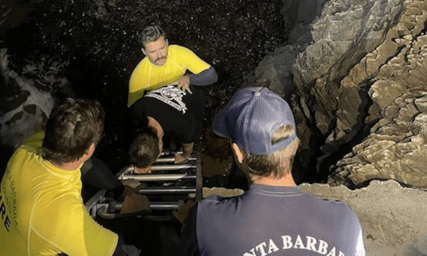 Isla Vista Suspect Fleeing Police Jumps Off Bluffs and into Ocean