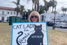 Santa Barbara Women March for Harris