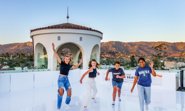 Sock Skating Event at MOXI Is a Family Holiday Must-See in Santa Barbara