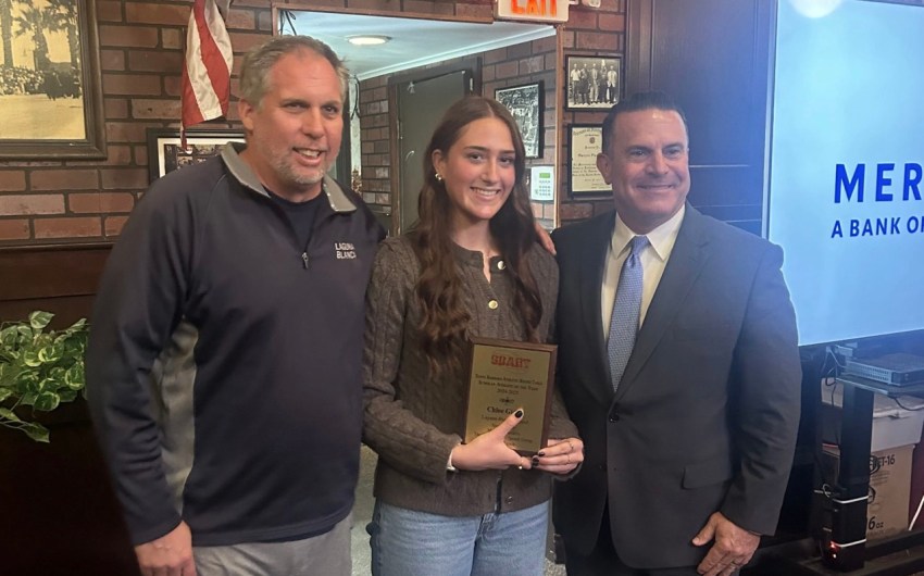 SBART Press Luncheon: Chloe Gidney Receives Scholar Athlete of the Year Award