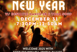 Ecstatic New Year at Yoga Soup